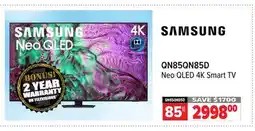 2001 Audio Video SAMSUNG Neo QLED 4K Smart TV offer