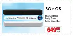 2001 Audio Video SONOS Dolby Atmos Smart Sound Bar offer