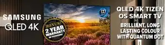 2001 Audio Video SAMSUNG QLED 4K TIZEN OS SMART TV offer