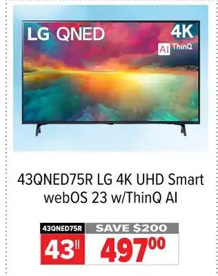 2001 Audio Video LG 4K UHD Smart webOS 23 w/ThinQ AI offer