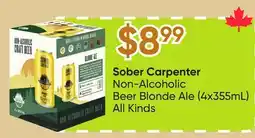 Healthy Planet Sober Carpenter Non-Alcoholic Beer Blonde Ale offer