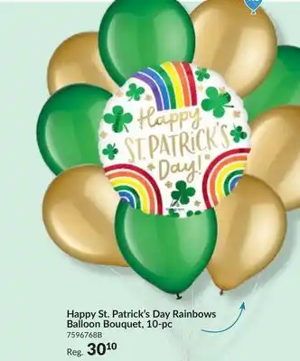 Party City St. Patrick's Day Rainbows Balloon Bouquet, 10-pc offer