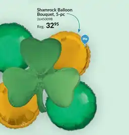 Party City Shamrock Balloon Bouquet offer