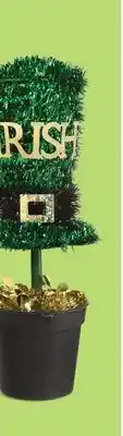 Party City Amscan St. Patrick's Day Tinsel & Plastic Hat Table Décor offer