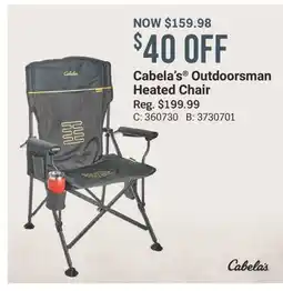 Cabela's Cabela's Outdoorsman Heated Chair offer