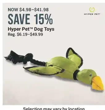 Cabela's Hyper Pet Dog Toys offer