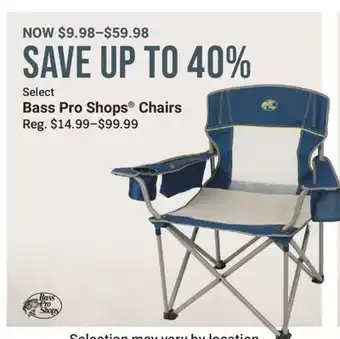 Cabela's Select Bass Pro Shops Chairs offer