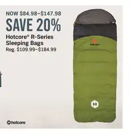 Cabela's Hotcore R-Series Sleeping Bags offer