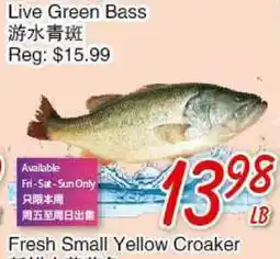 Foody Mart Live Green Bass offer