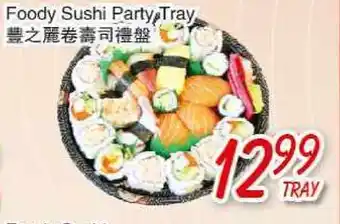 Foody Mart Foody Sushi Party Tray offer