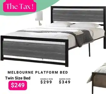 The Sleep Factory MELBOURNE PLATFORM Twin Size BED offer