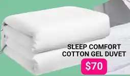 The Sleep Factory SLEEP COMFORT COTTON GEL DUVET offer