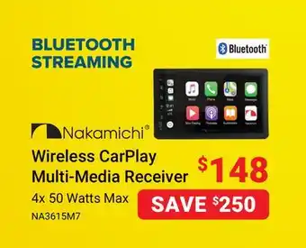 Visions Electronics Max Wireless CarPlay Multi-Media Receiver offer