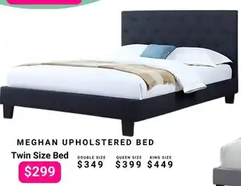 The Sleep Factory MEGHAN UPHOLSTERED Twin Size Bed offer