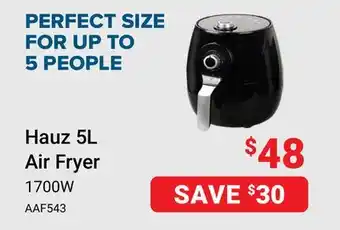 Visions Electronics Hauz 5L Air Fryer offer