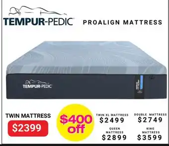 The Sleep Factory PROALIGN TWIN MATTRESS offer