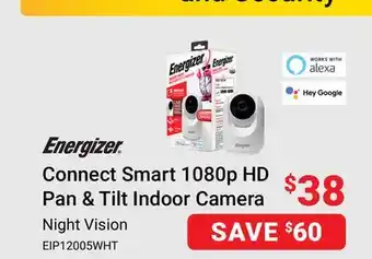 Visions Electronics Connect Smart 1080p HD Pan & Tilt Indoor Camera offer