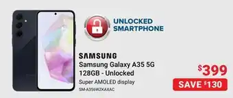 Visions Electronics Samsung Samsung Galaxy A35 5G 128GB - Unlocked offer