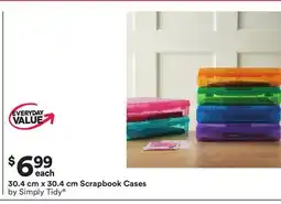 Michaels 30.4 cm x 30.4 cm Scrapbook Cases by Simply Tidy offer