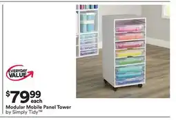 Michaels Modular Mobile Panel Tower by Simply Tidy offer