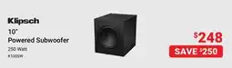 Visions Electronics Klipsch 10 Powered Subwoofer offer