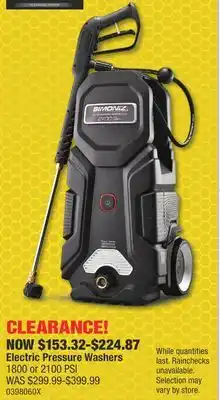 PartSource SIMONIZ Electric Pressure Washers offer