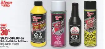 PartSource Kleen-flo Selected Winter Additives offer