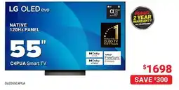 Visions Electronics LG 55 OLED evo NATIVE 120Hz PANEL C4PUA Smart TV offer