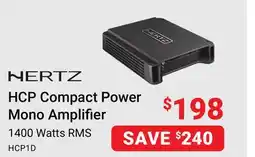 Visions Electronics HERTZ HCP Compact Power Mono Amplifier offer