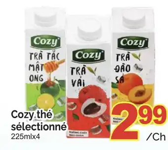 T&T Supermarket COZY THÉ SÉLECTIONNÉ, 225mlx4 offer