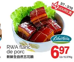 T&T Supermarket RWA flanc de porc offer