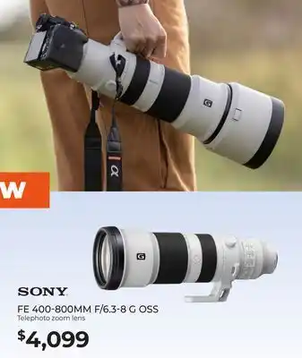 Gosselin Photo FE 400-800MM F/6.3-8 G OSS offer