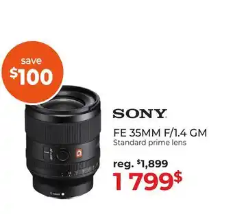 Gosselin Photo FE 35MM F/1.4 GM offer