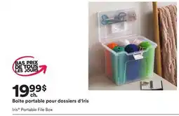 Michaels Boîte portable pour dossiers d'Iris offer