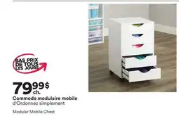 Michaels Commode modulaire mobile d'Ordonnez simplement offer