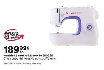 Michaels Machine à coudre M3400 de Singer offer