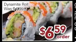 Ample Food Market Dynamite Roll offer