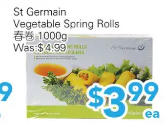 Ample Food Market St Germain Vegetable Spring Rolls offer