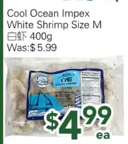 Ample Food Market Cool Ocean Impex White Shrimp Size M offer