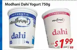 Bestco Food Mart Modhani Dahi Yogurt offer