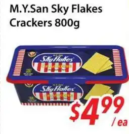 Bestco Food Mart M.Y. San Sky Flakes Crackers offer