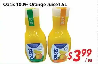 Bestco Food Mart Oasis 100% Orange Juice offer