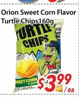 Bestco Food Mart Orion Sweet Corn Flavor Turtle Chips offer