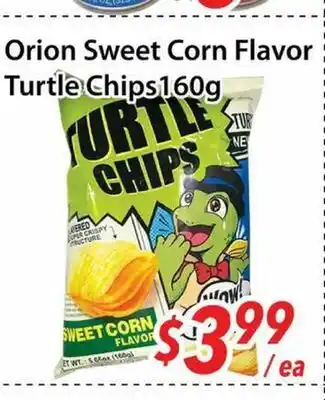 Bestco Food Mart Orion Sweet Corn Flavor Turtle Chips offer