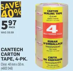 Co-op Cantech carton tape offer