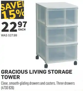 Co-op Gracious living storage tower offer