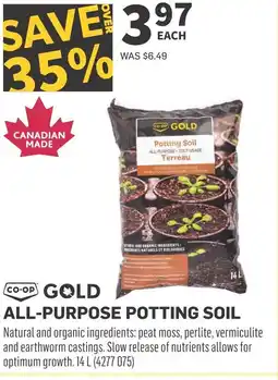 Co-op All-purpose potting soil offer