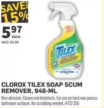 Co-op Clorox tilex soap scum remover offer