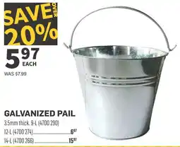 Co-op Galvanized pail offer