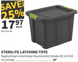 Co-op Sterilite latching tote offer